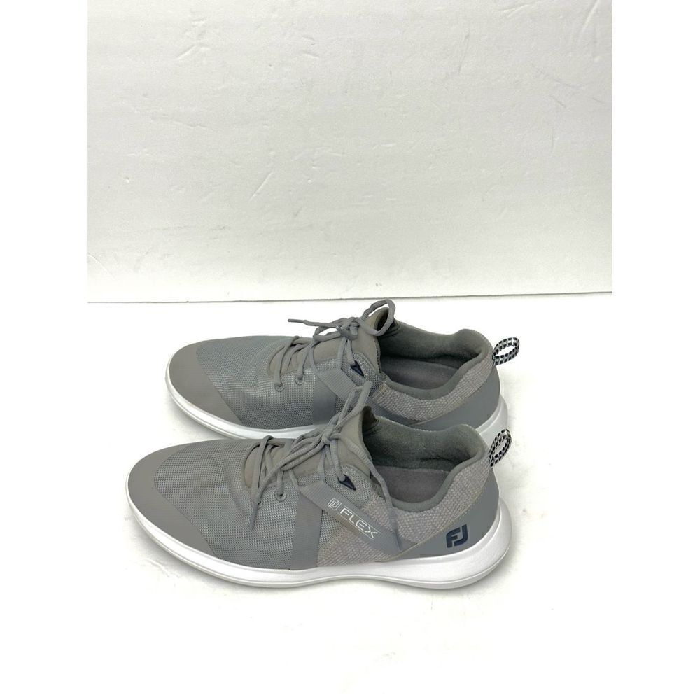 FootJoy FJ Flex Spikeless Shoes, Grey - Style #56106 size 10